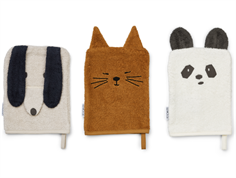 Liewood animal mix washcloths Sylvester (3-pack)